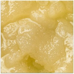 macro image of cannabis live resin concentrate