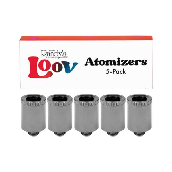 5-pack of Randy’s Loov Atomizer Replacement Coils for tabletop cannabis vaporizer