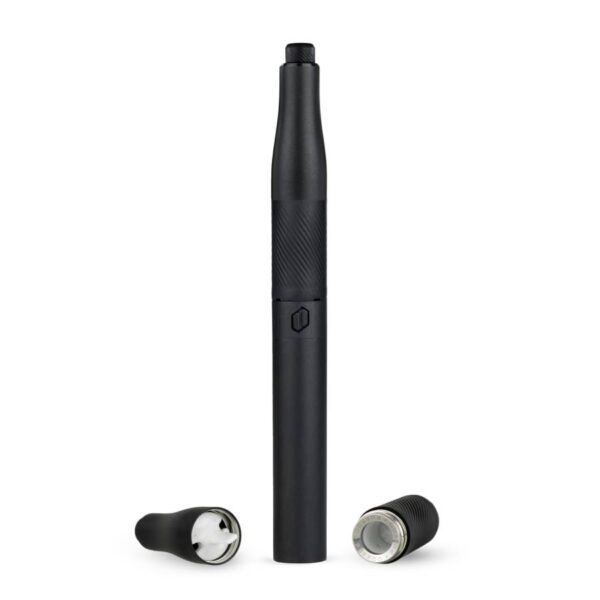 Puffco Plus Portable Dab Pen - Onyx with mouthpiece