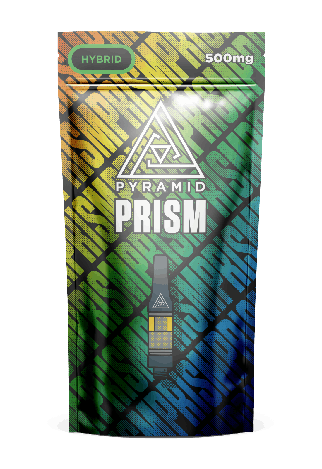 Pyramid_Prism_Hybrid_500mg Pyramid Prism Hybrid 500mg triple-distilled cannabis oil cartridge