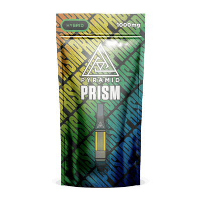 Prism 1G vape cartridge - hybrid premium delta 8 cannabis oil